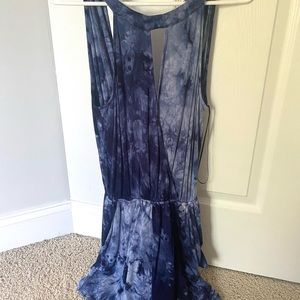 onetheland blue tie dye romper